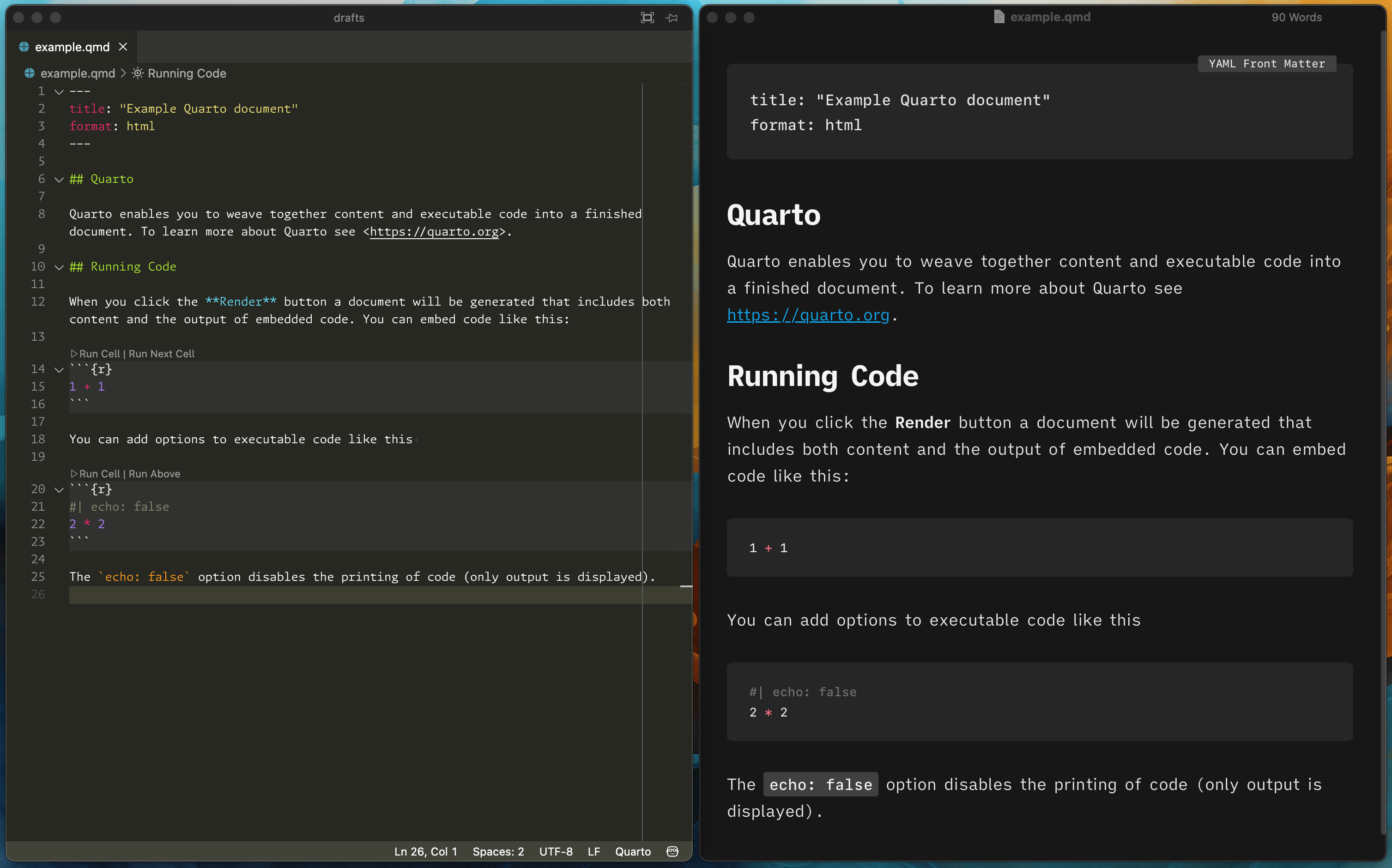 Open files in external programs with Positron or Visual Studio Code